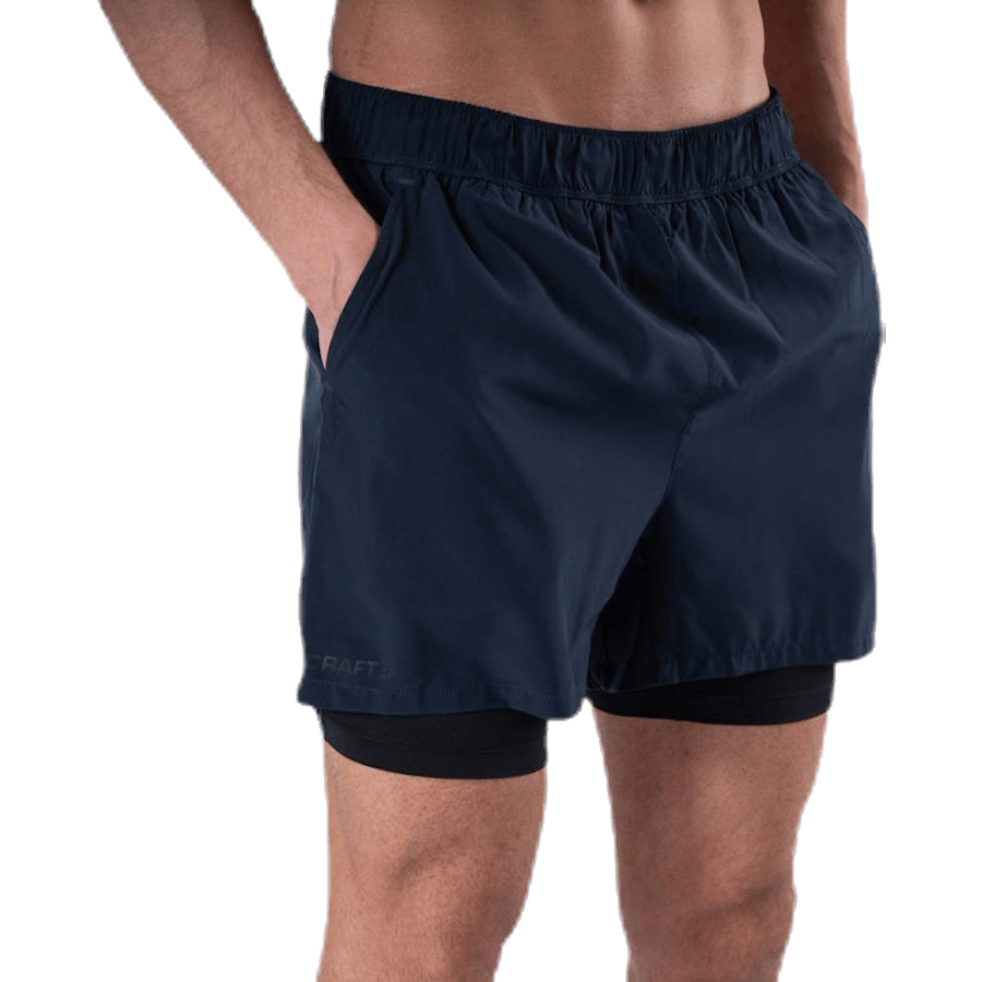 ADV Essence 2-In-1 Stretch Shorts Blue - Bild 4