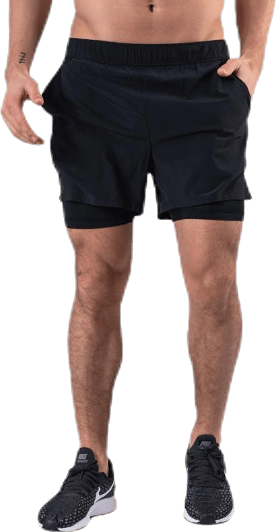 ADV Essence 2-In-1 Stretch Shorts Black - Bild 4