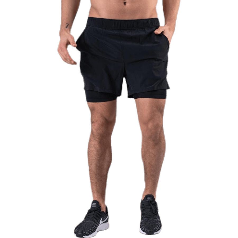 ADV Essence 2-In-1 Stretch Shorts Black - Bild 4