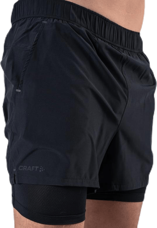 ADV Essence 2-In-1 Stretch Shorts Black - Bild 5