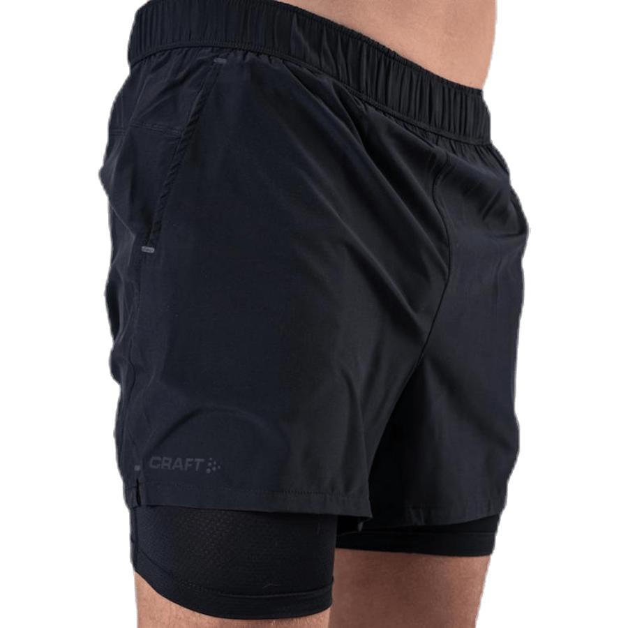 ADV Essence 2-In-1 Stretch Shorts Black - Bild 5
