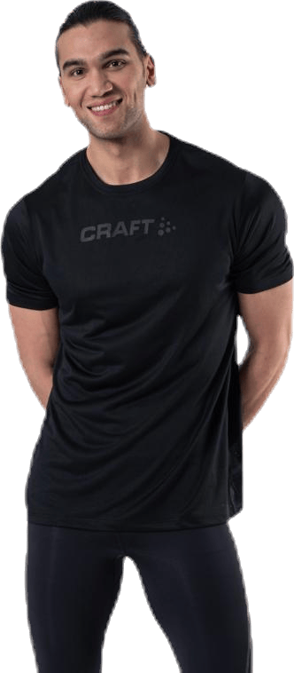 Core Essence SS Mesh Tee Black