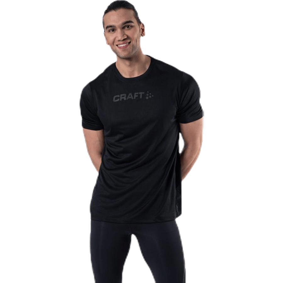 Core Essence SS Mesh Tee Black