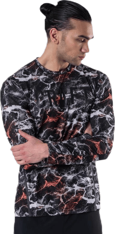 Vent Mesh LS Tee Patterned/Black - Bild 2