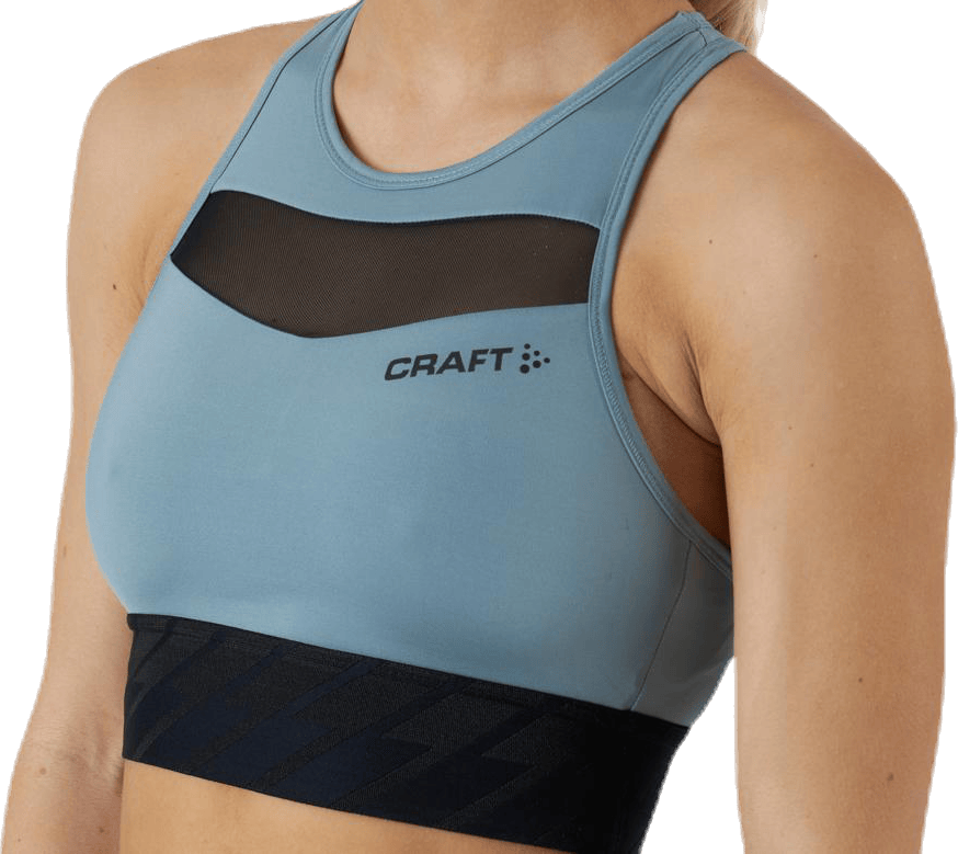Charge Cropped Mesh Singlet Grey - Bild 4