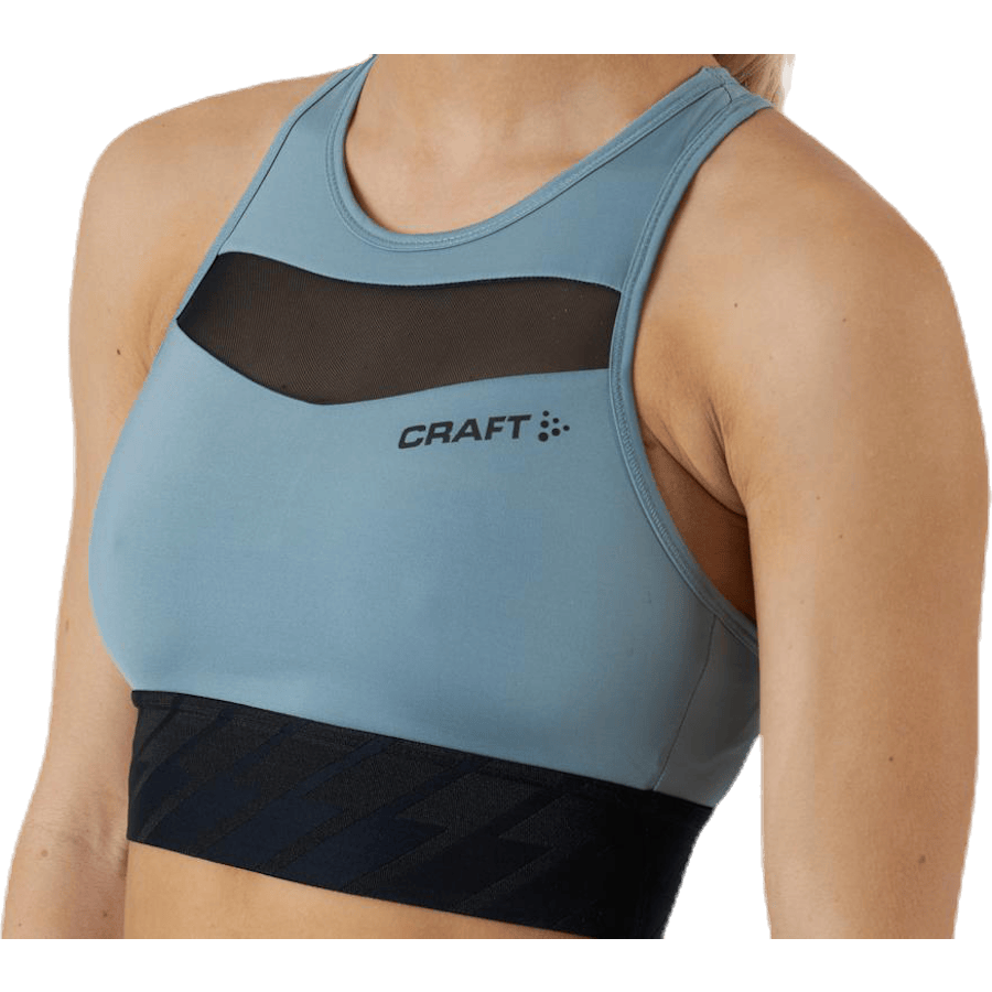 Charge Cropped Mesh Singlet Grey - Bild 4