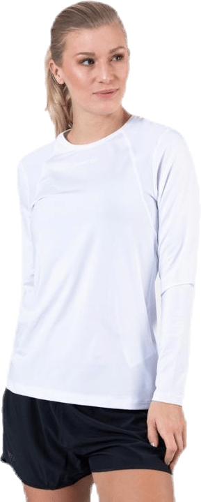 ADV Essence LS Tee White, Female, Aparelhos, Camisas, Treino, Branco, S