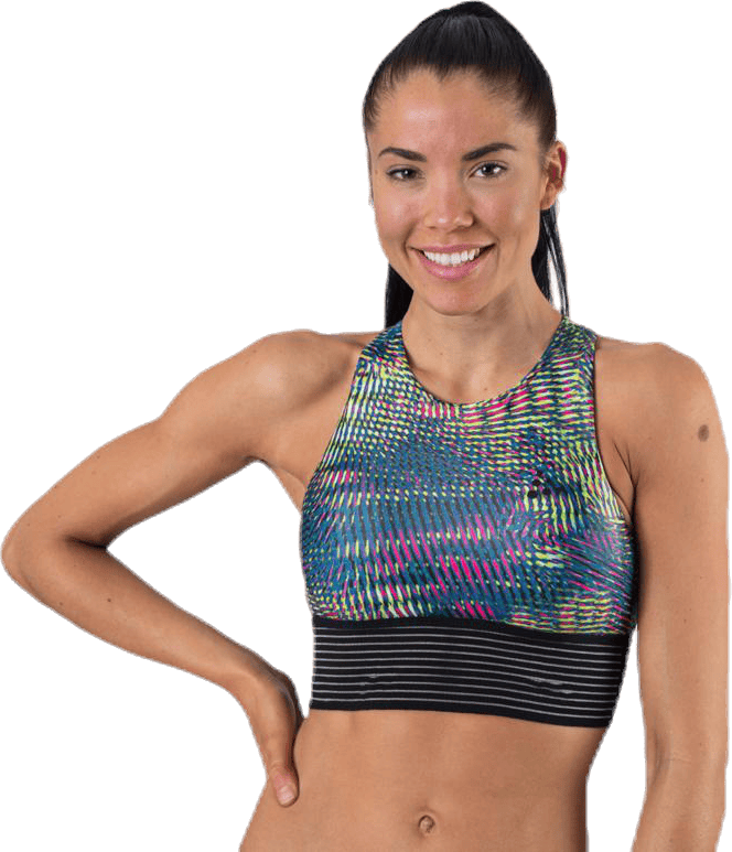 UNMTD Cropped X-Singlet Patterned, Female, Odzież, Tops, Trening, Wzorzyste, XS