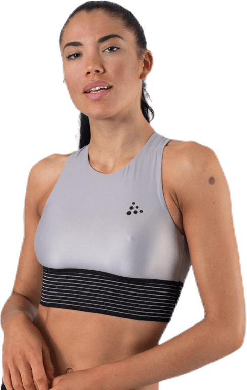 UNMTD Cropped X-Singlet Grey, Female, Abbigliamento, Tops, Allenamento, Grigio, XL