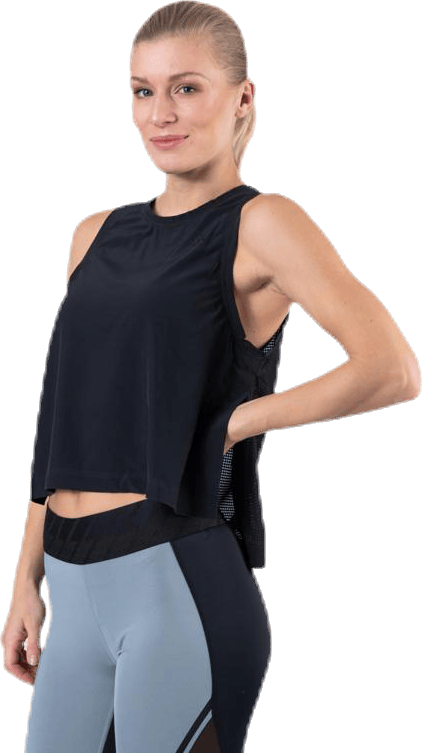 UNMTD High Slit Top Black, Female, Odzież, Tops, Trening, Czarny, XL