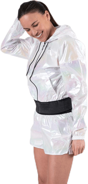 UNMTD Shiny Hood Jacket Patterned/White - Bild 4