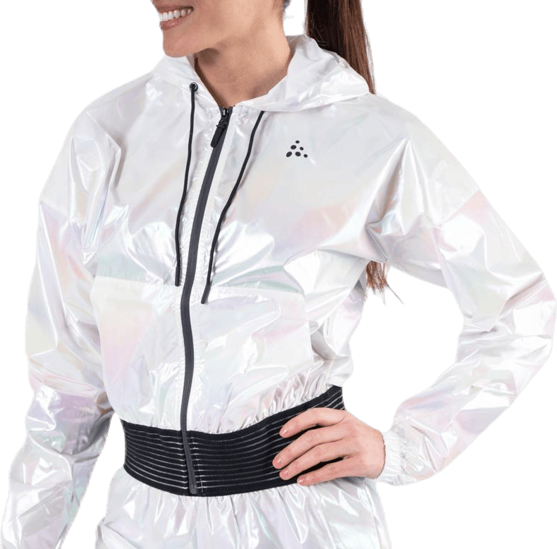 UNMTD Shiny Hood Jacket Patterned/White - Bild 5