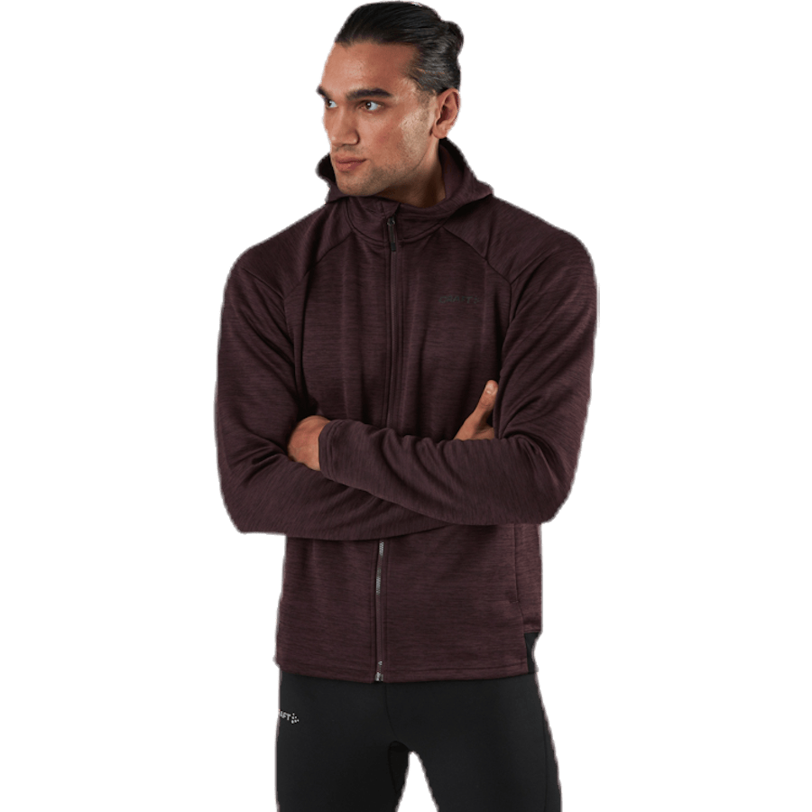 ADV Charge Zip Hood Jkt Brown
