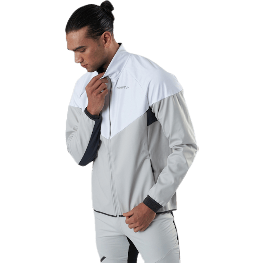 Glide Block Jacket White/Grey - Bild 2
