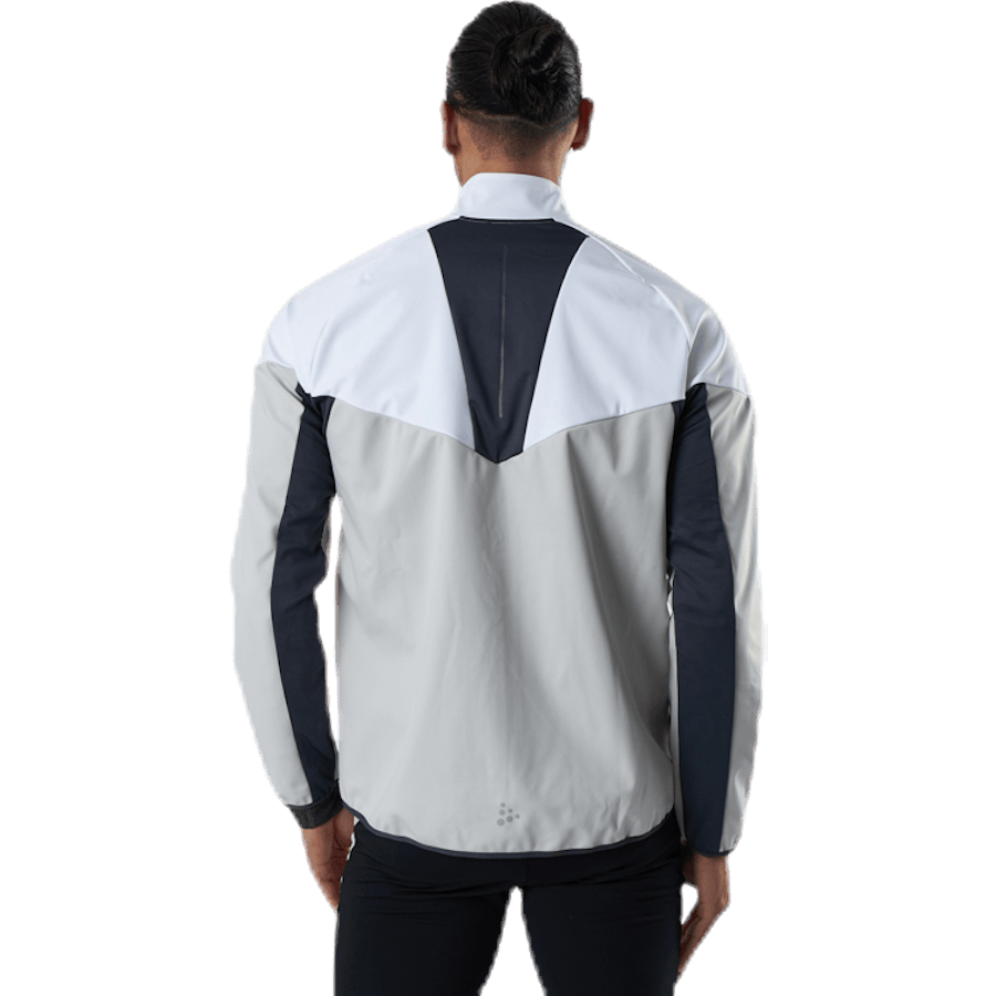 Glide Block Jacket White/Grey - Bild 3