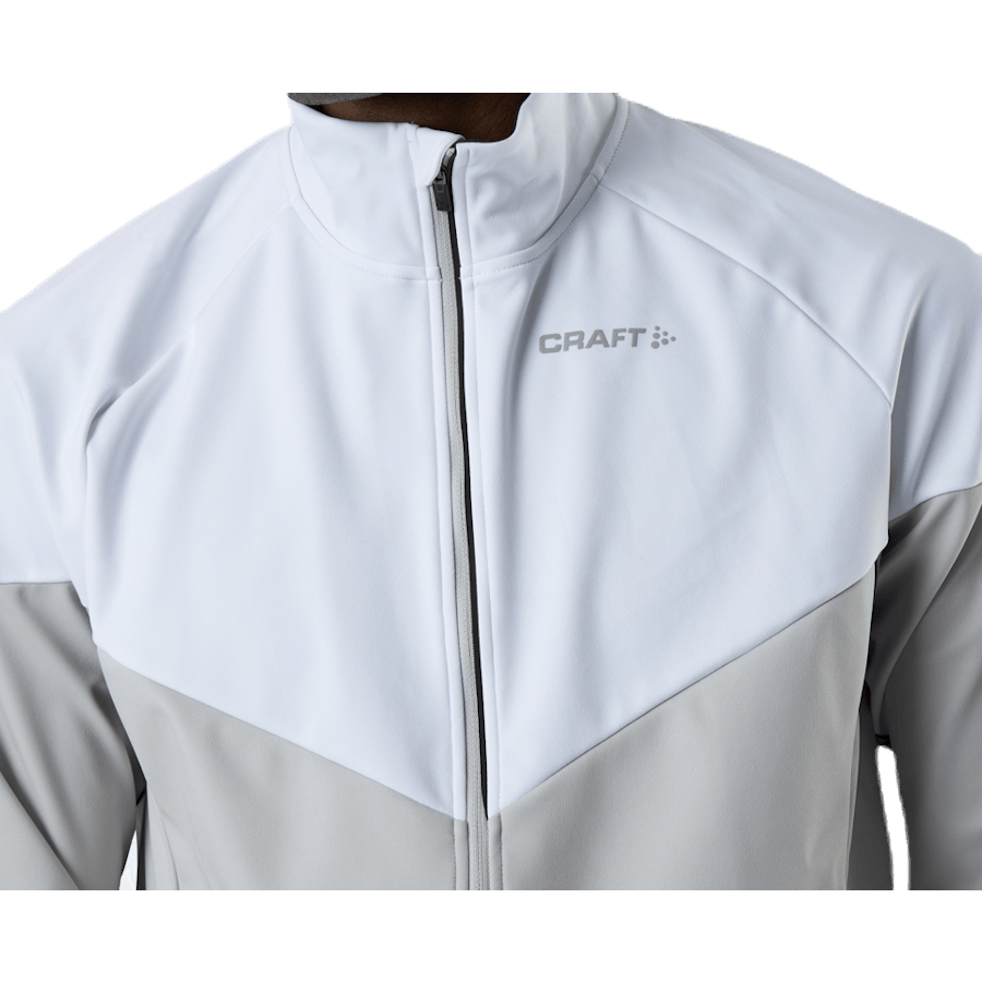 Glide Block Jacket White/Grey - Bild 5