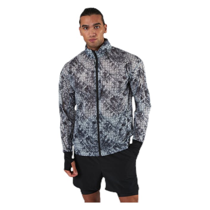 Pro Glow In The Dark Lumen Jkt Black/Grey, Male, Apparels, jackets, Running, Black/Grey, S