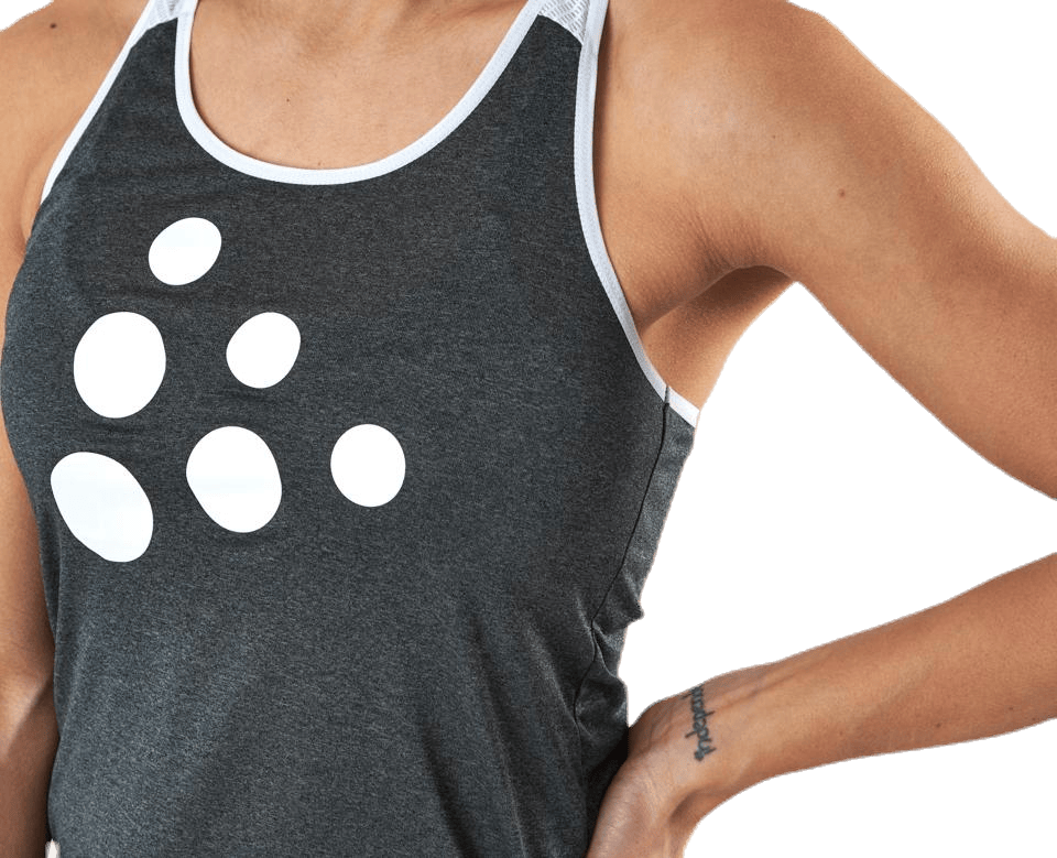 Eaze Singlet White/Grey - Bild 5