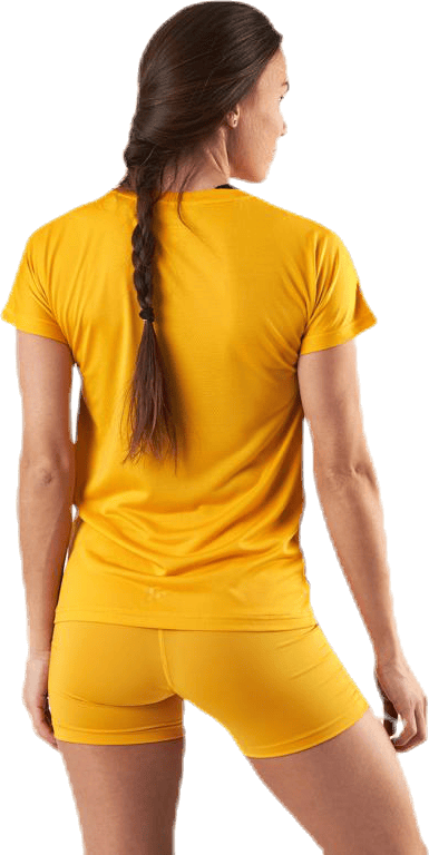 Eaze SS Logo Mesh Tee Orange/Yellow - Bild 3