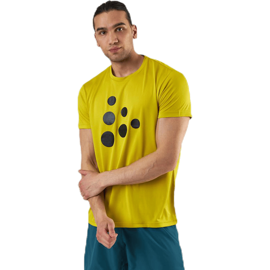 Eaze SS Mesh Tee Black/Green