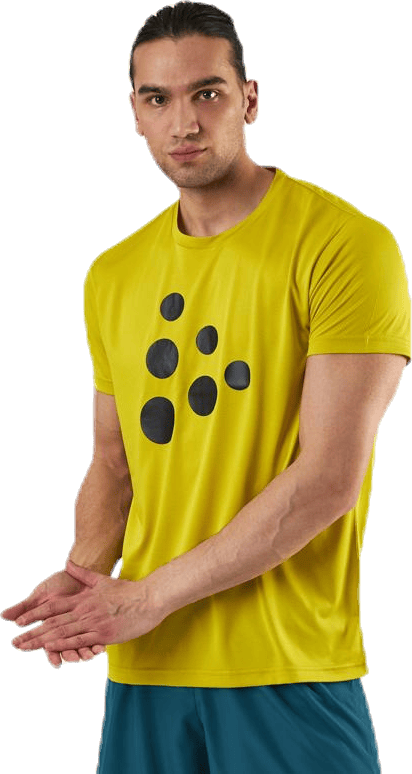 Eaze SS Mesh Tee Black/Green - Bild 3