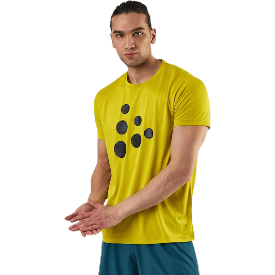 Eaze SS Mesh Tee Black/Green - Bild 3