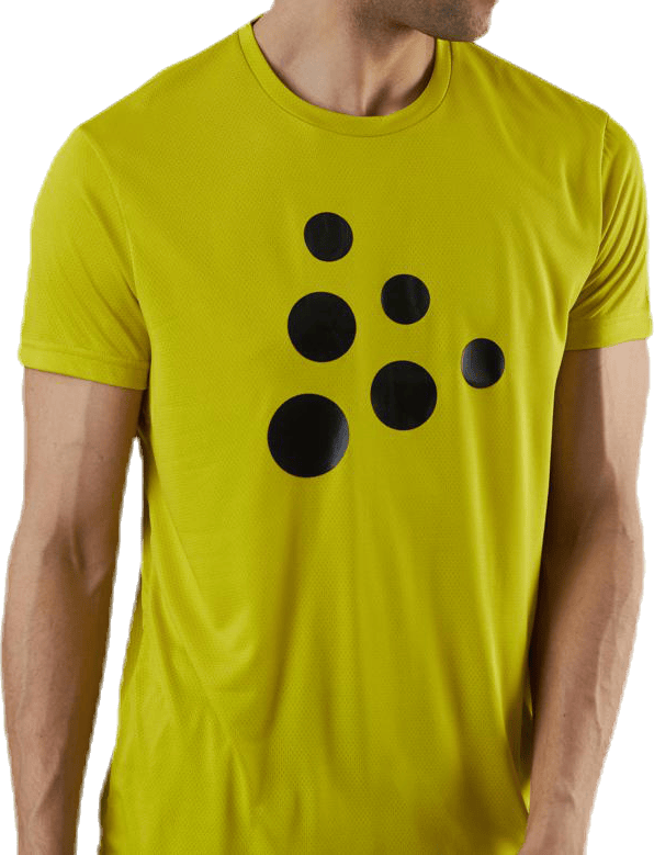 Eaze SS Mesh Tee Black/Green - Bild 4
