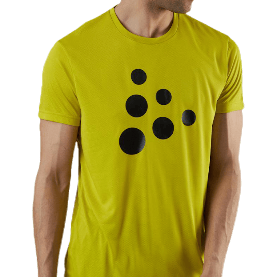 Eaze SS Mesh Tee Black/Green - Bild 4