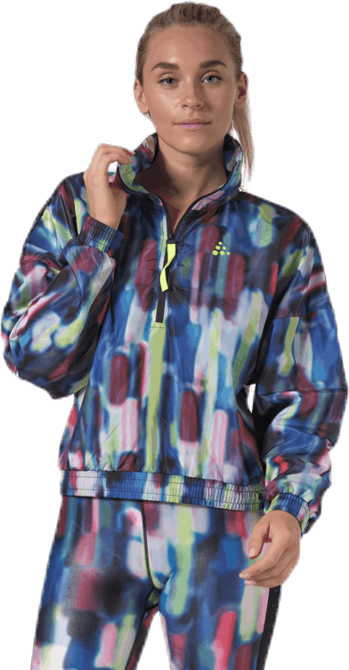 Asome Wind Jkt Patterned, Female, Klær, jakker, Løping, Mønstret, XS