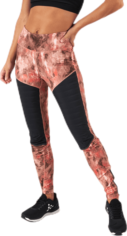 SubZ Padded Tights Patterned, Female, Kläder, Tights, Löpning, Mönstrad, XS