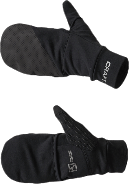 Lumen Hybrid Glove Black, Unisex, Apparels, hats & caps, Running, Black, XS