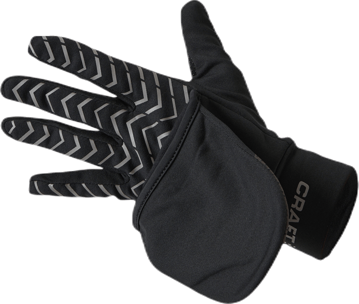 Lumen Hybrid Glove Black - Bild 4