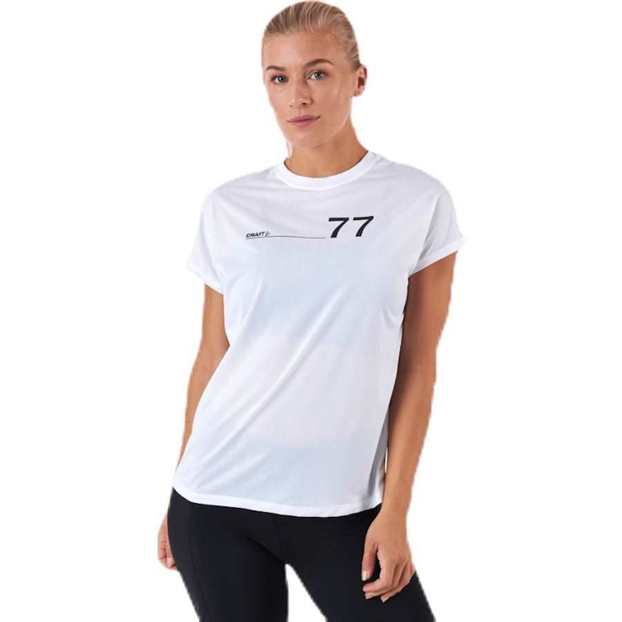 Adv Charge SS Tee White