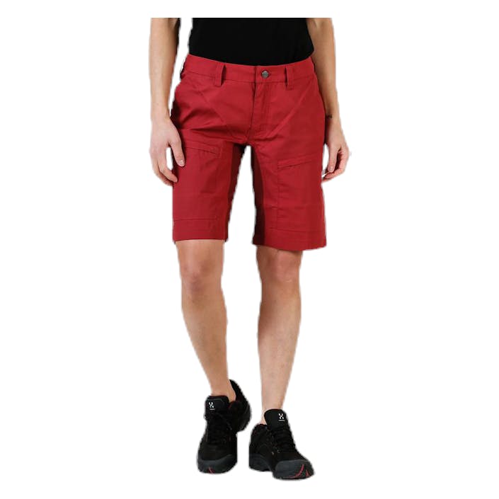 Lykka II Shorts Red, Female, Apparels, Shorts, Red, 36