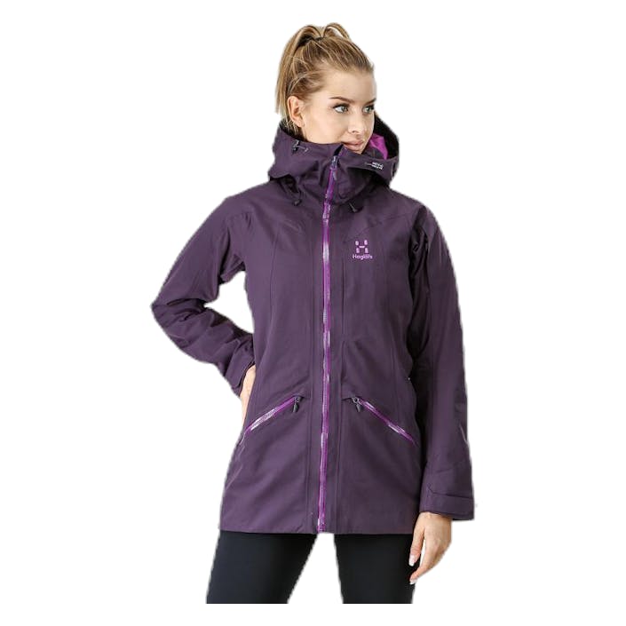 Niva Insulated Parka Purple, Female, Vêtements, vestes, Sport d'hiver, Violet, XS
