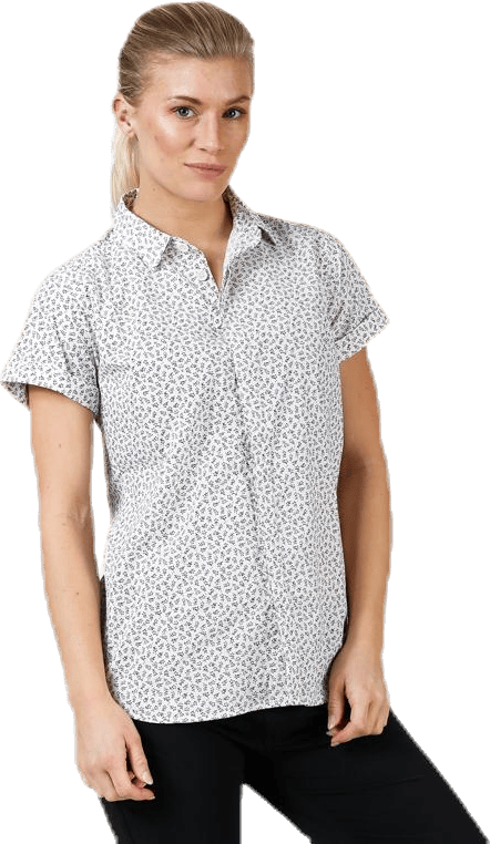 Idun SS Shirt Patterned/White