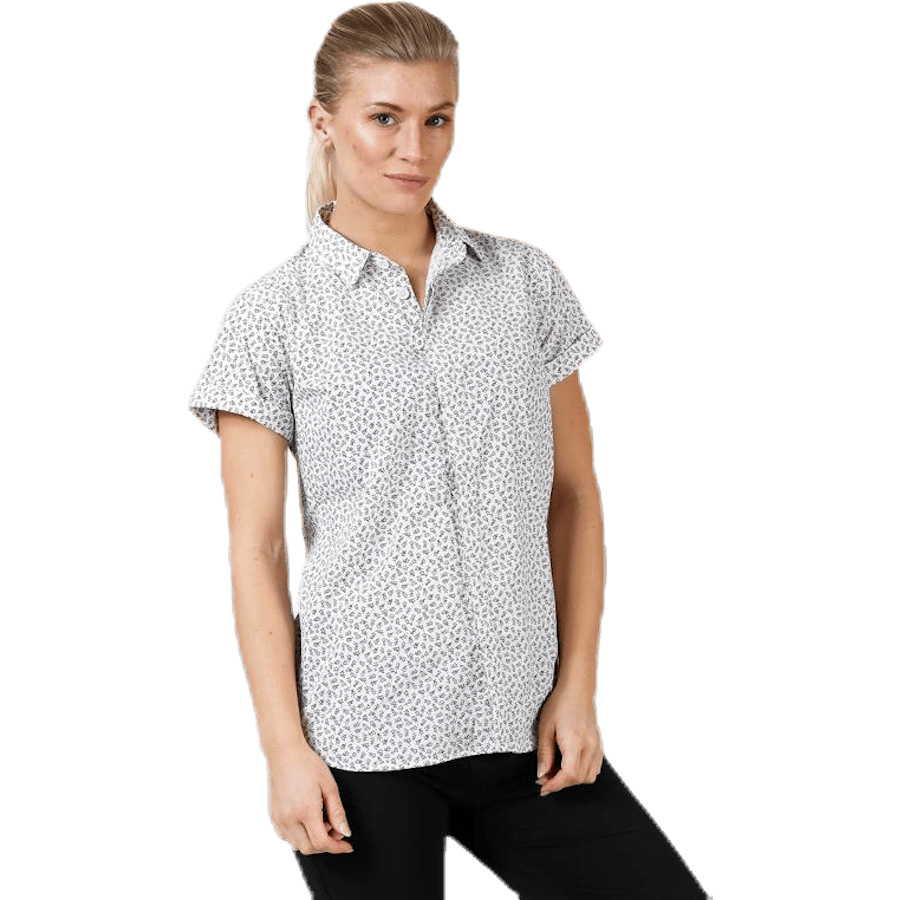 Idun SS Shirt Patterned/White