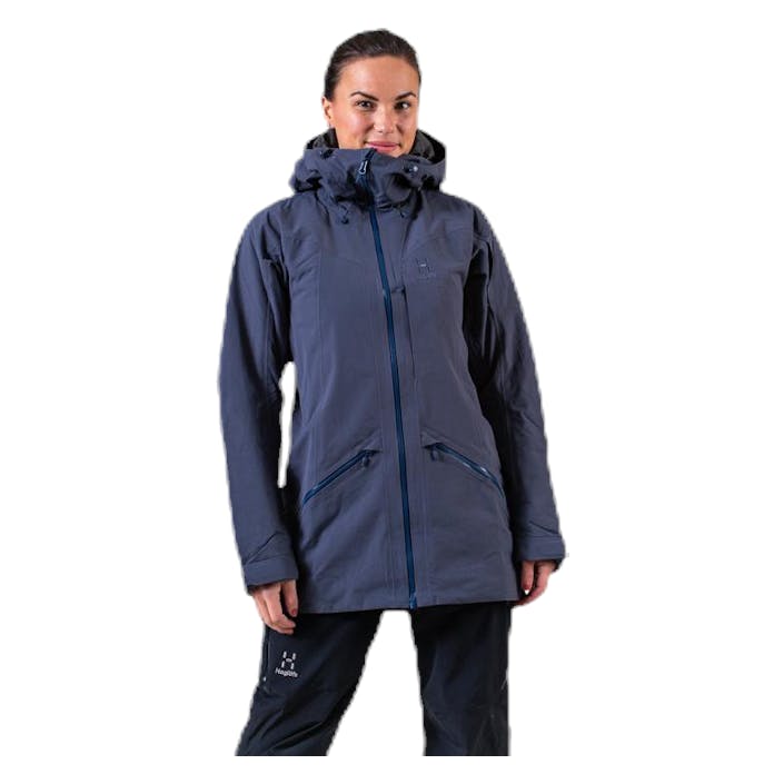 Niva Insulated Parka Blue, Female, Vêtements, vestes, Sport d'hiver, Bleu, S
