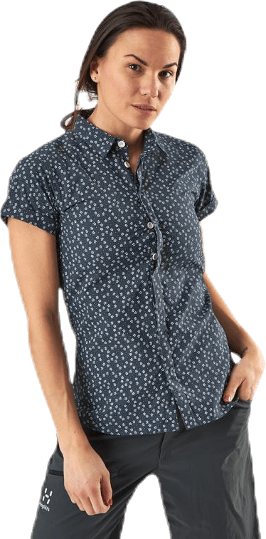 Idun SS Shirt Blue/Patterned