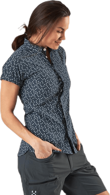 Idun SS Shirt Blue/Patterned - Bild 2