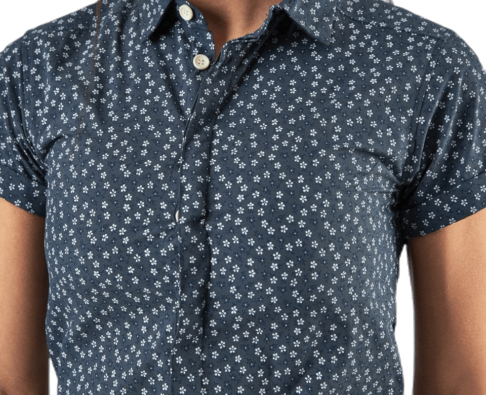 Idun SS Shirt Blue/Patterned - Bild 5