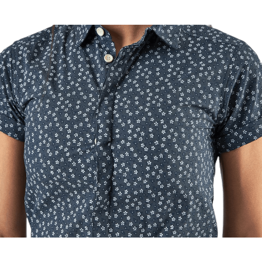 Idun SS Shirt Blue/Patterned - Bild 5