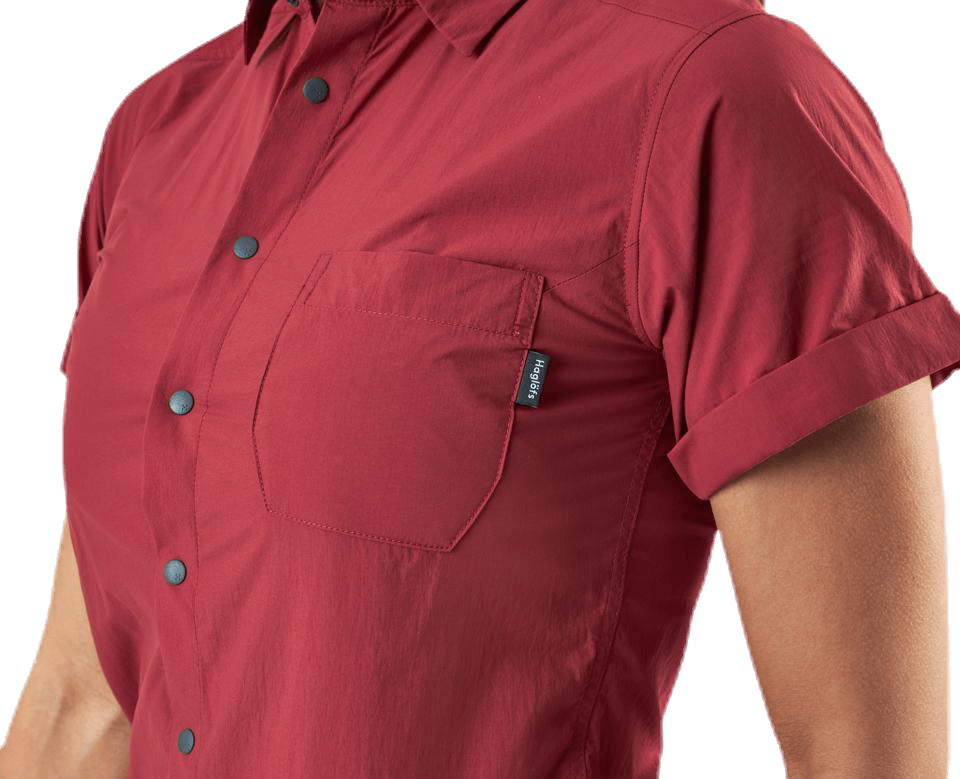 Idun Lite SS Shirt Red - Bild 4