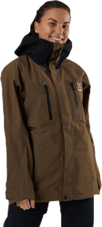 Elation GTX Jacket Brown/Black, Female, Apparels, jackets, Alpine sports, Brown/Black, XS