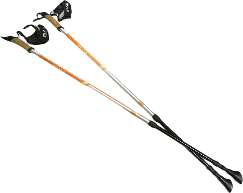 Ex Pole Alu Adj 105-140cm / 2x225g, Unisex, varusteet, Harjoituslaitteet, Oranssi, ONESIZE