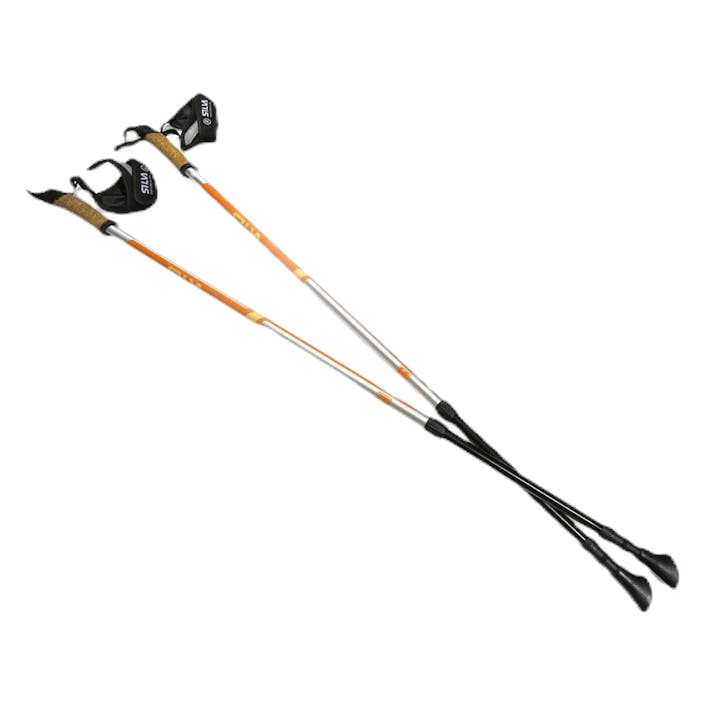 Ex Pole Alu Adj 105-140cm / 2x225g, Unisex, varusteet, Harjoituslaitteet, Oranssi, ONESIZE