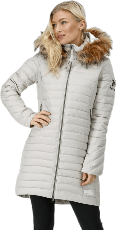 Earth Saver Long Jacket Beige, Female, Kläder, jackor, Beige, XS
