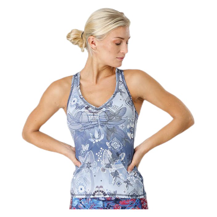 Sprinter Support Tank Top Blue, Female, Vêtements, Tops, Entraînement, Bleu, XS