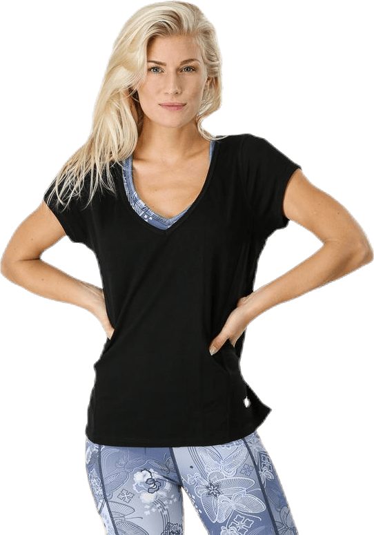 Sprinter Top Black, Female, Odzież, Podkoszulek, Czarny, XS