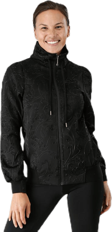 Asphalt Flower Jacket Black